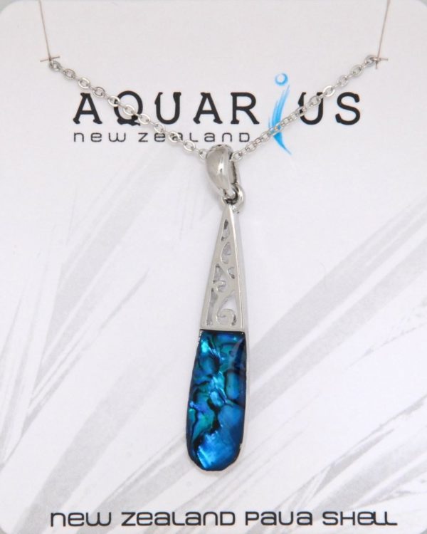 BLUE PAUA TRELLIS TEARDROP