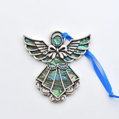 PAUA CLASSIC ANGEL CHRISTMAS ORNAMENT