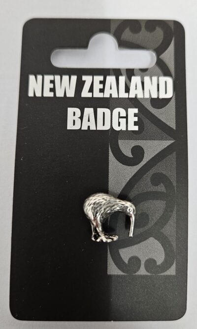 PAUA KIWI SILVER BADGE