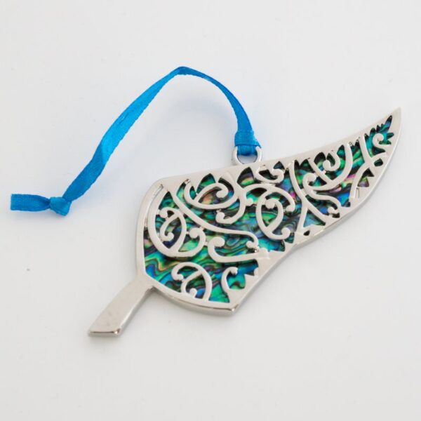 SILVER FERN CHRISTMAS ORNAMENT