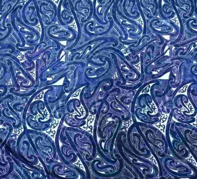 MAORI DESIGN 1 NAVY SCARF