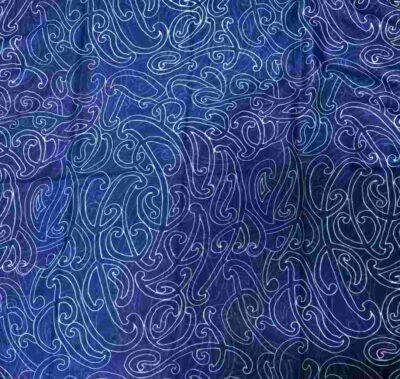 MAORI DESIGN 2 NAVY SCARF
